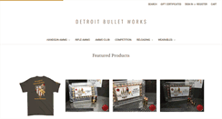 Desktop Screenshot of detroitbulletworks.com
